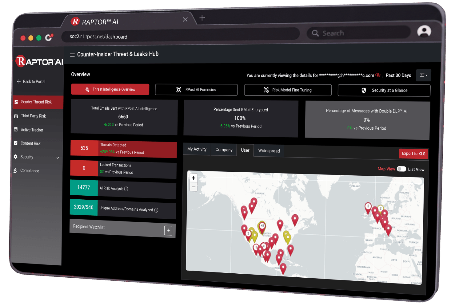 RAPTOR AI Dashboard